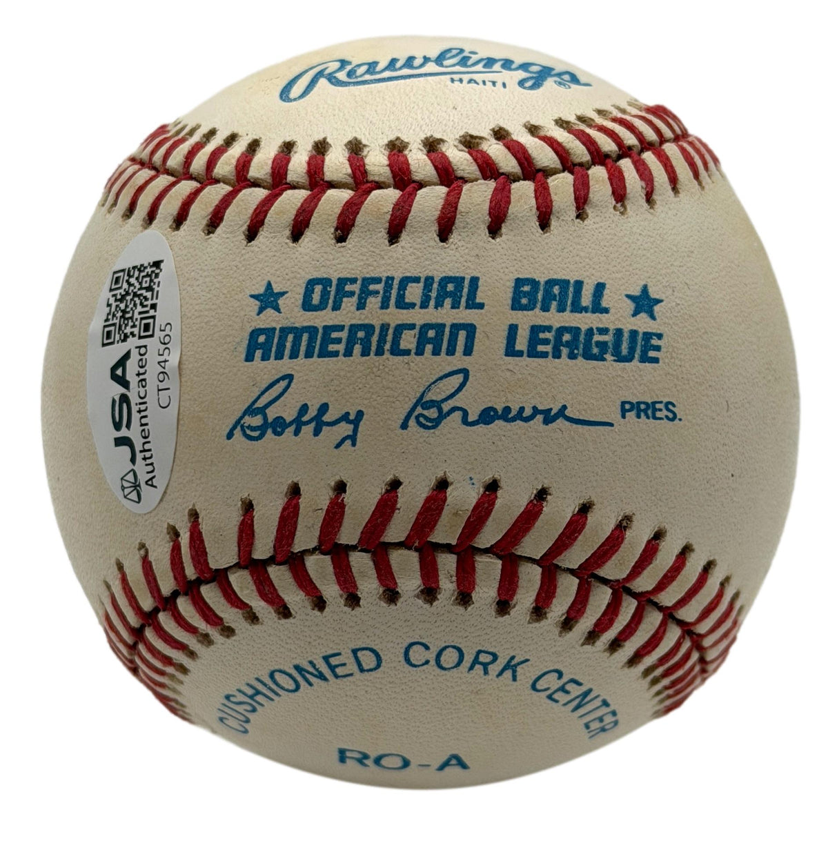 Charlie Gehringer HOF Signed/Autographed OALB Baseball Tigers JSA 215654