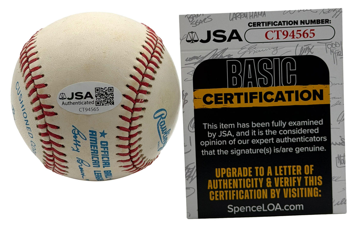Charlie Gehringer HOF Signed/Autographed OALB Baseball Tigers JSA 215654