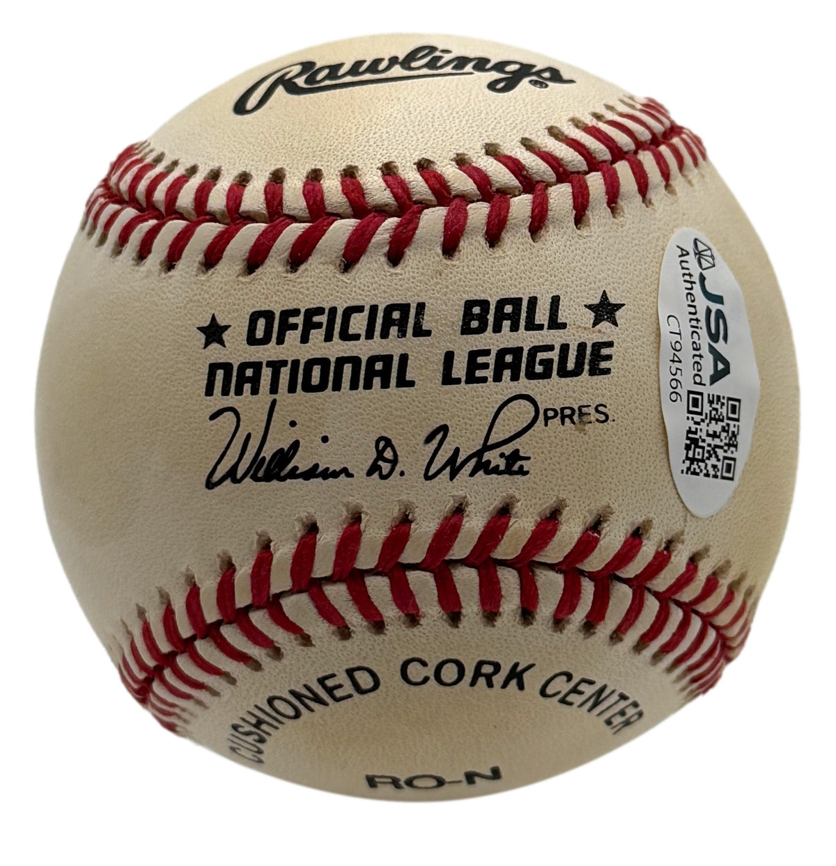 Stan Musial HOF Signed/Autographed ONLB Baseball Cardinals JSA 215659