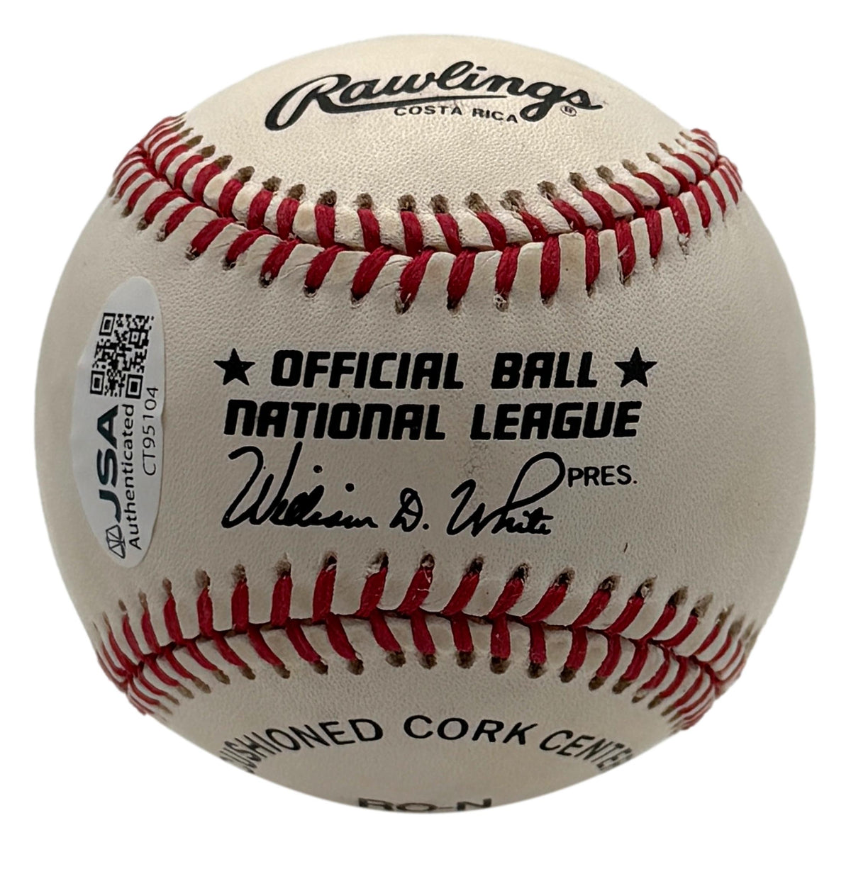 Don Drysdale HOF Signed/Autographed ONLB Baseball Dodgers JSA 215664