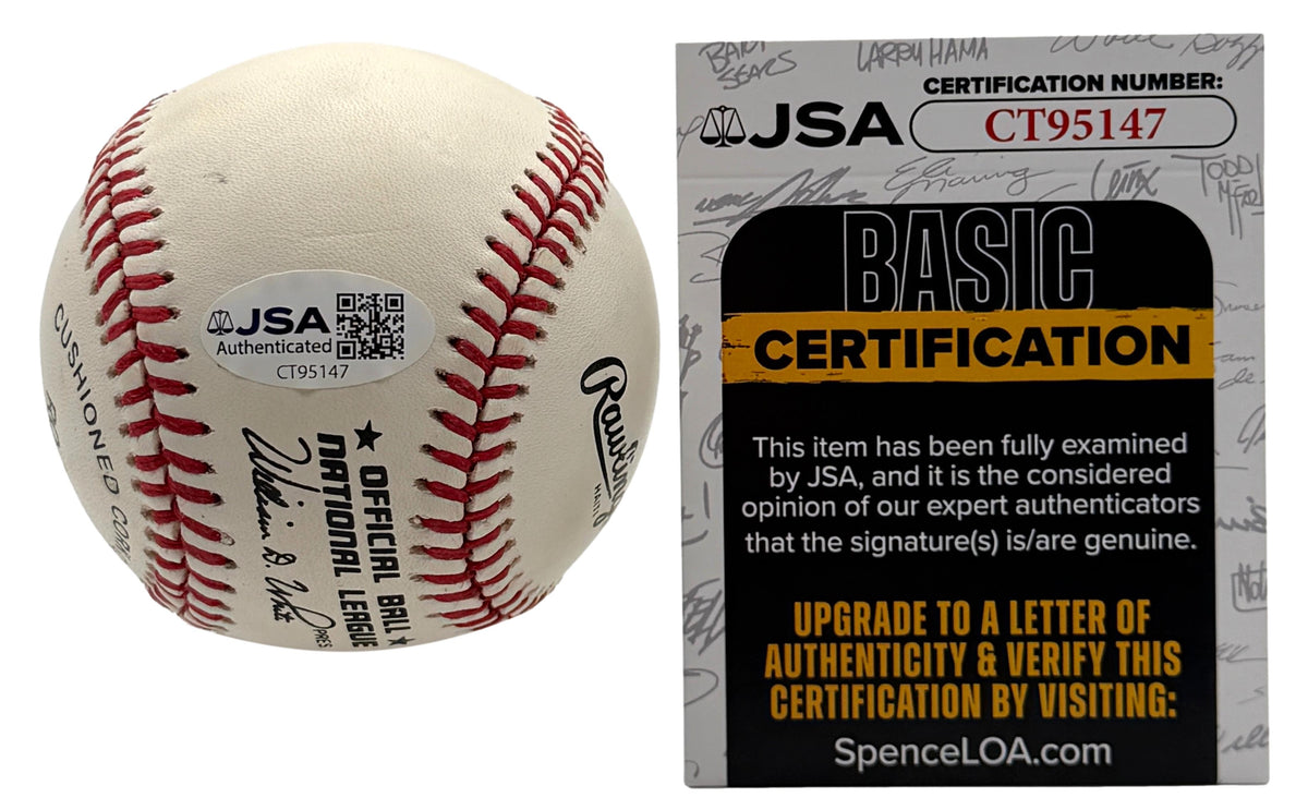 Bob Gibson HOF Signed/Autographed ONLB Baseball Cardinals JSA 215665