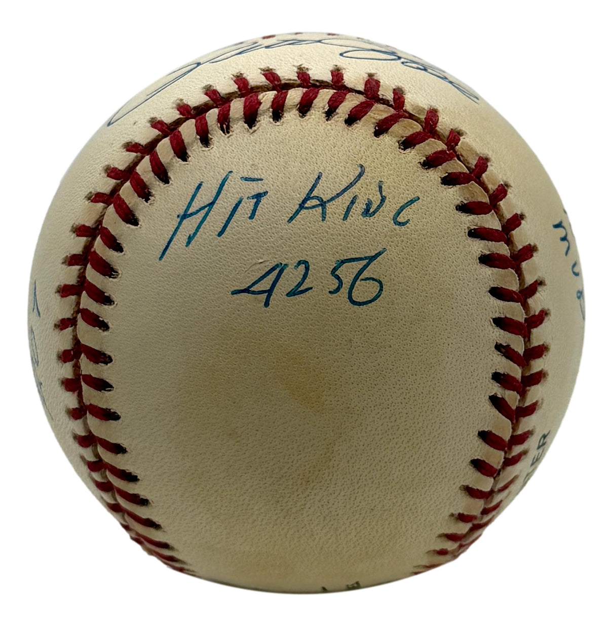 Pete Rose Signed w/ Multiple Insc ONLB Baseball Phillies Reds JSA 215666
