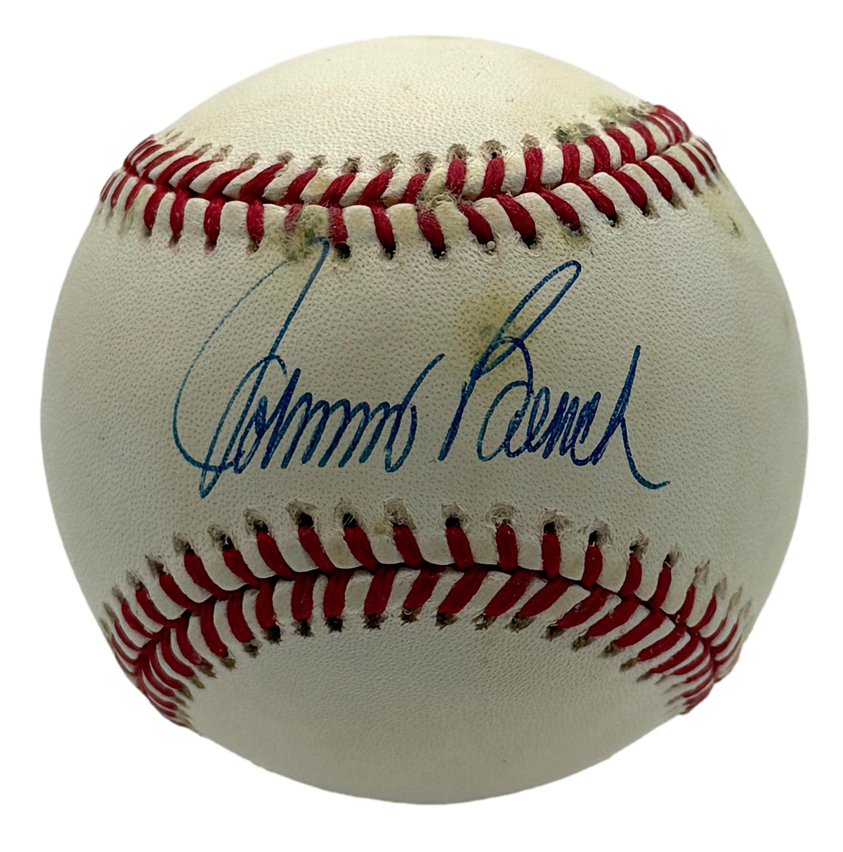 Johnny Bench HOF Signed/Autographed ONLB Baseball Reds JSA 215667