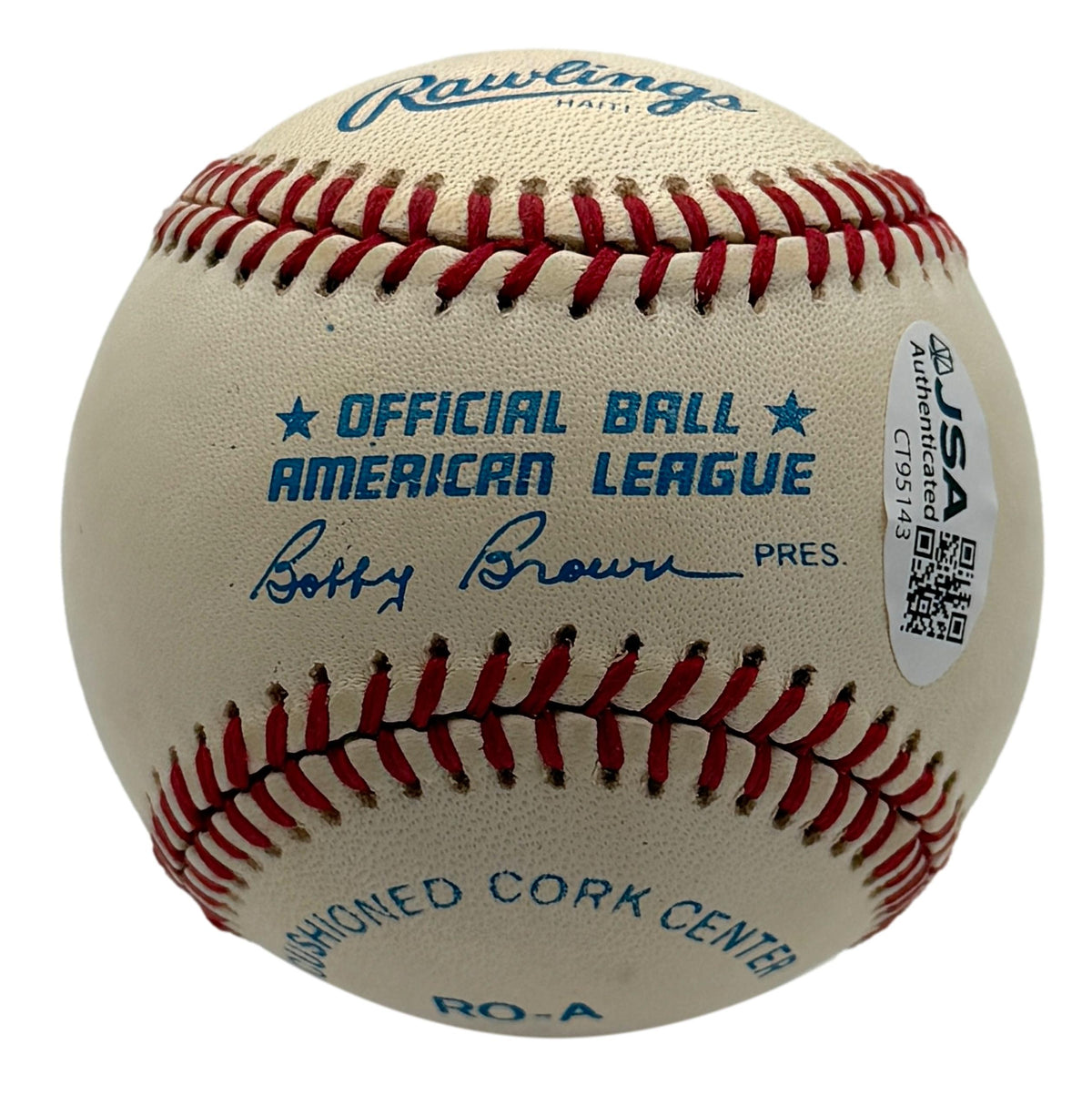 Carl Yastrzemski HOF Signed/Autographed OALB Baseball Red Sox JSA 215669