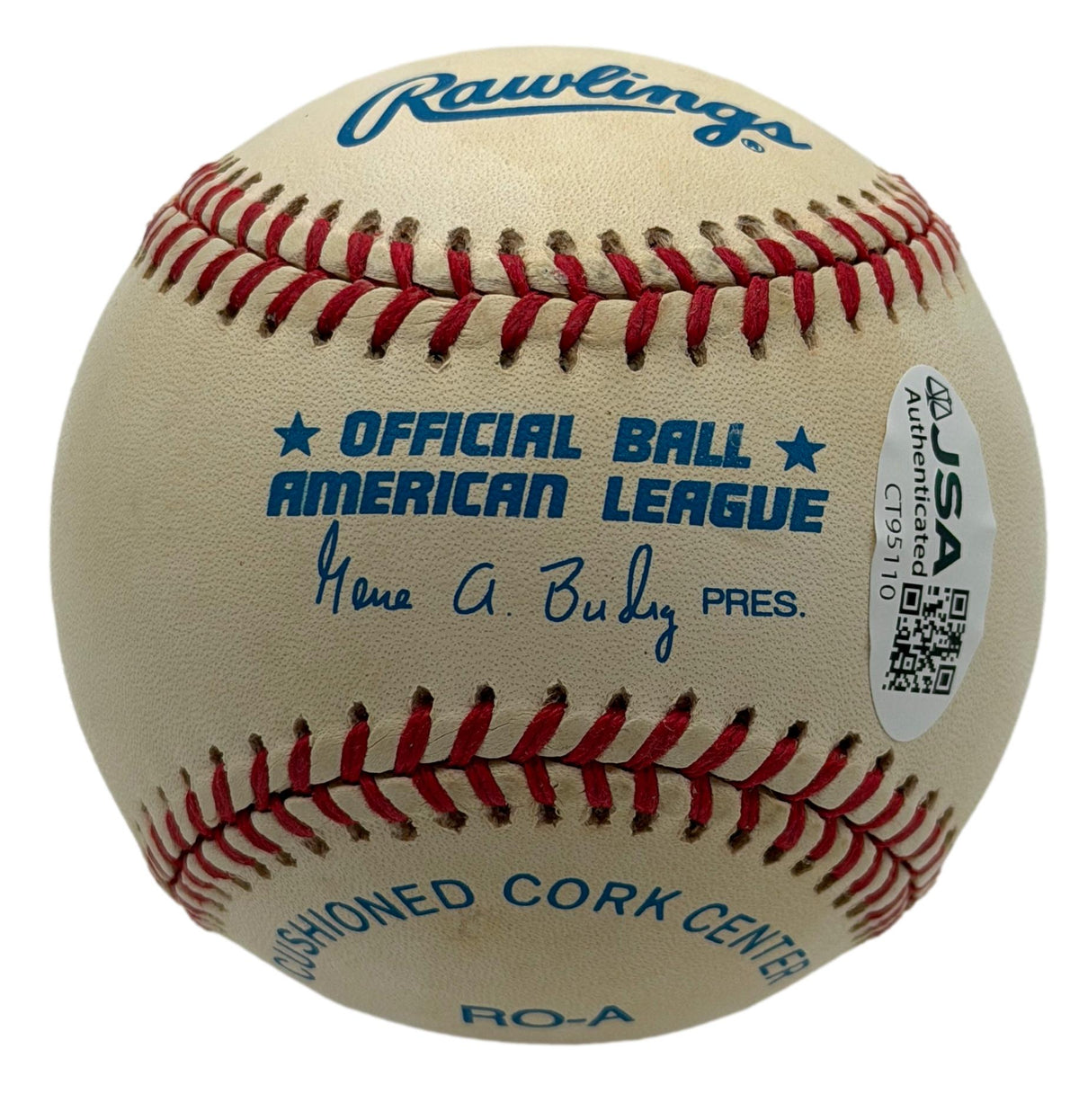 Larry Doby HOF Signed/Autographed OALB Baseball Indians JSA 215673