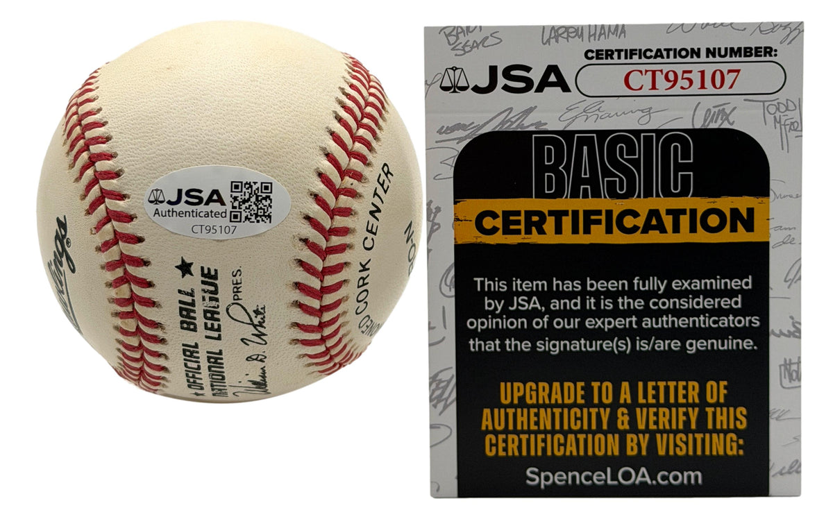 Barry Bonds Signed/Autographed ONLB Baseball Giants Pirates JSA 215675