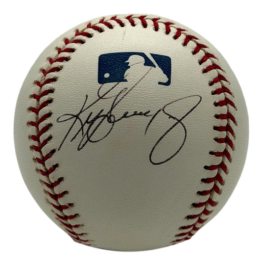 Ken Griffey Jr HOF Signed/Autographed OMLB Baseball Mariners JSA 215676