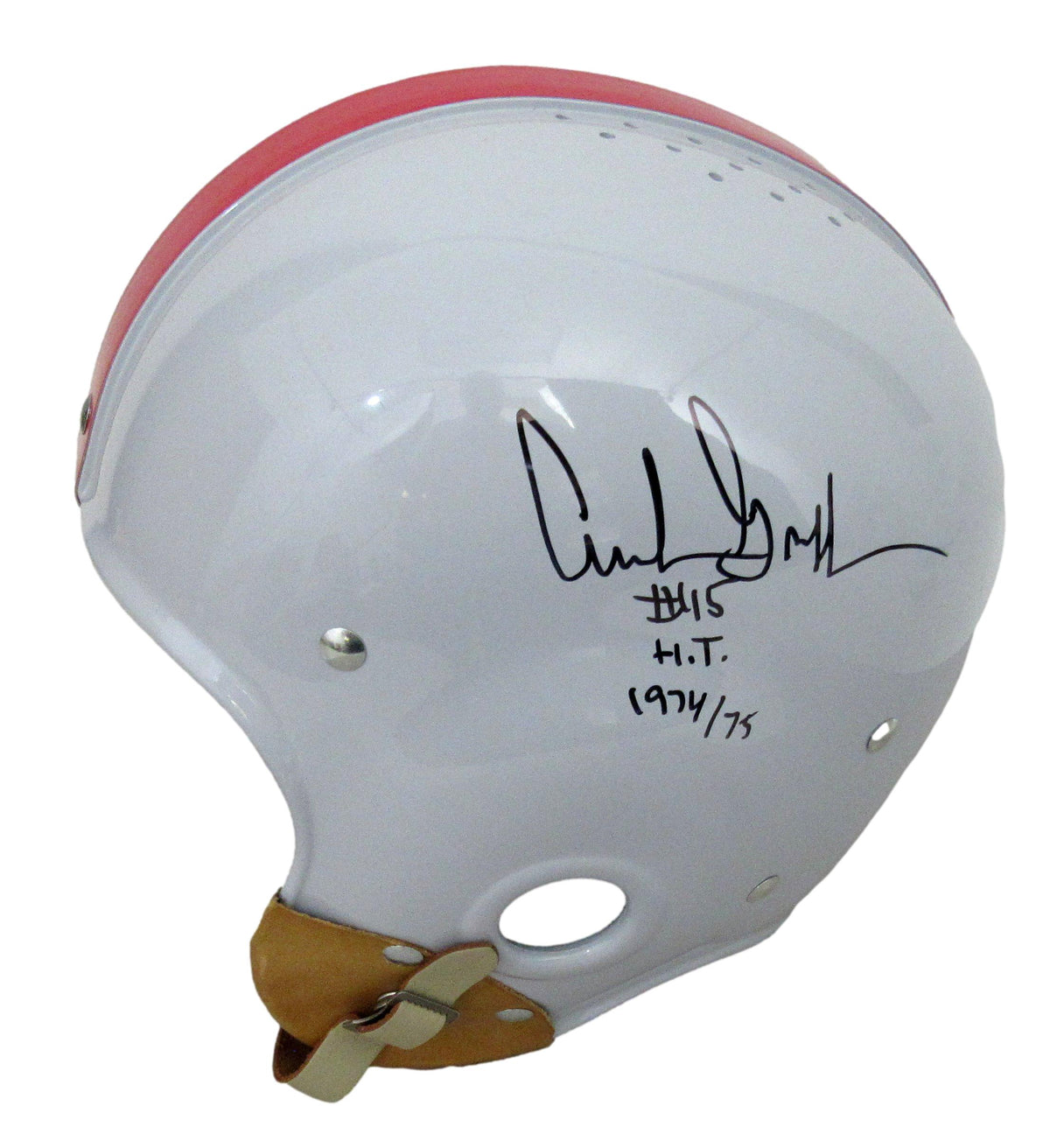 Archie Griffin/Hopalong Cassady Signed/Inscribed Full Size Suspension Helmet JSA