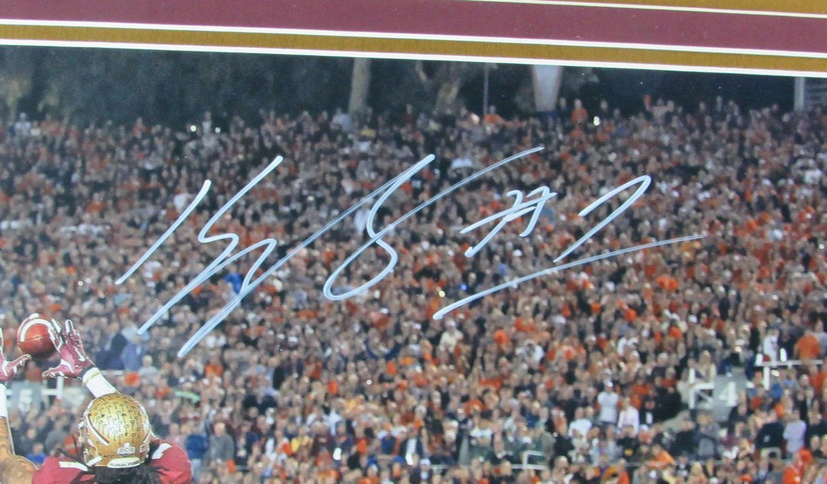 Kelvin Benjamin Florida State Signed/Autographed 16x20 Photo Framed JSA 215381
