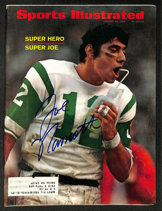 Joe Namath HOF Signed/Auto 1/20/1969 Sports Illustrated Magazine PSA/DNA 215569