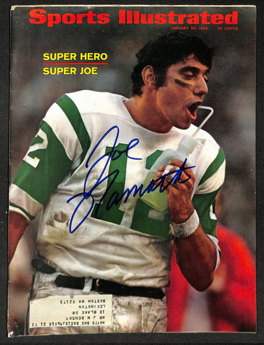 Joe Namath HOF Signed/Auto 1/20/1969 Sports Illustrated Magazine PSA/DNA 215571