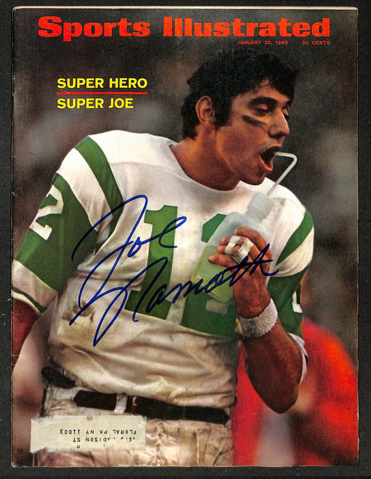 Joe Namath HOF Signed/Auto 1/20/1969 Sports Illustrated Magazine PSA/DNA 215573