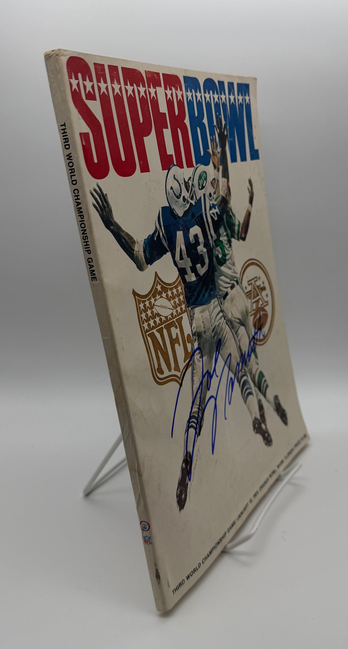 Joe Namath HOF Signed/Auto Super Bowl III Program Colts vs. Jets PSA/DNA 215575