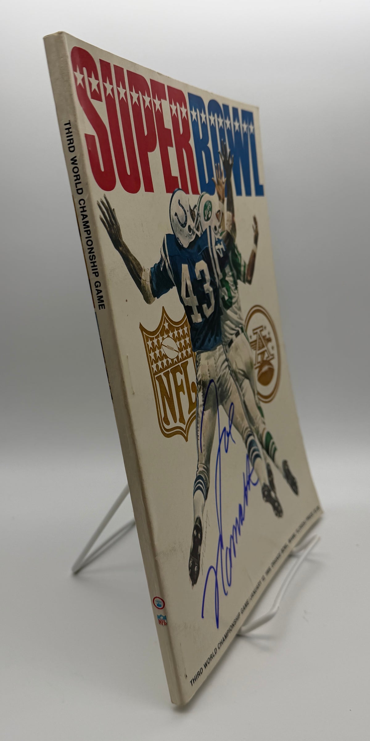 Joe Namath HOF Signed/Auto Super Bowl III Program Colts vs. Jets PSA/DNA 215576