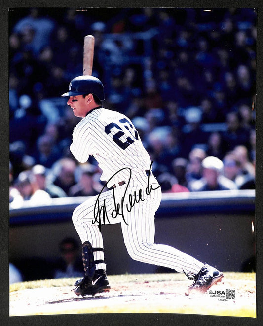 Jorge Posada Signed/Autographed 8x10 Photo New York Yankees JSA XHC147