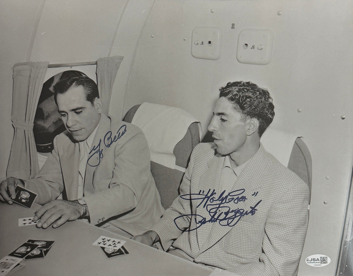 Yogi Berra/Phil Rizzuto Dual-Signed/Auto 11x14 Photo New York Yankees JSA XHC150