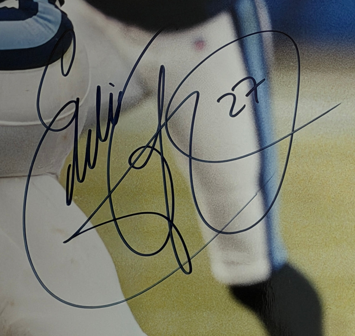Eddie George Signed/Autographed 16x20 Photo Tennessee Titans JSA XHC152