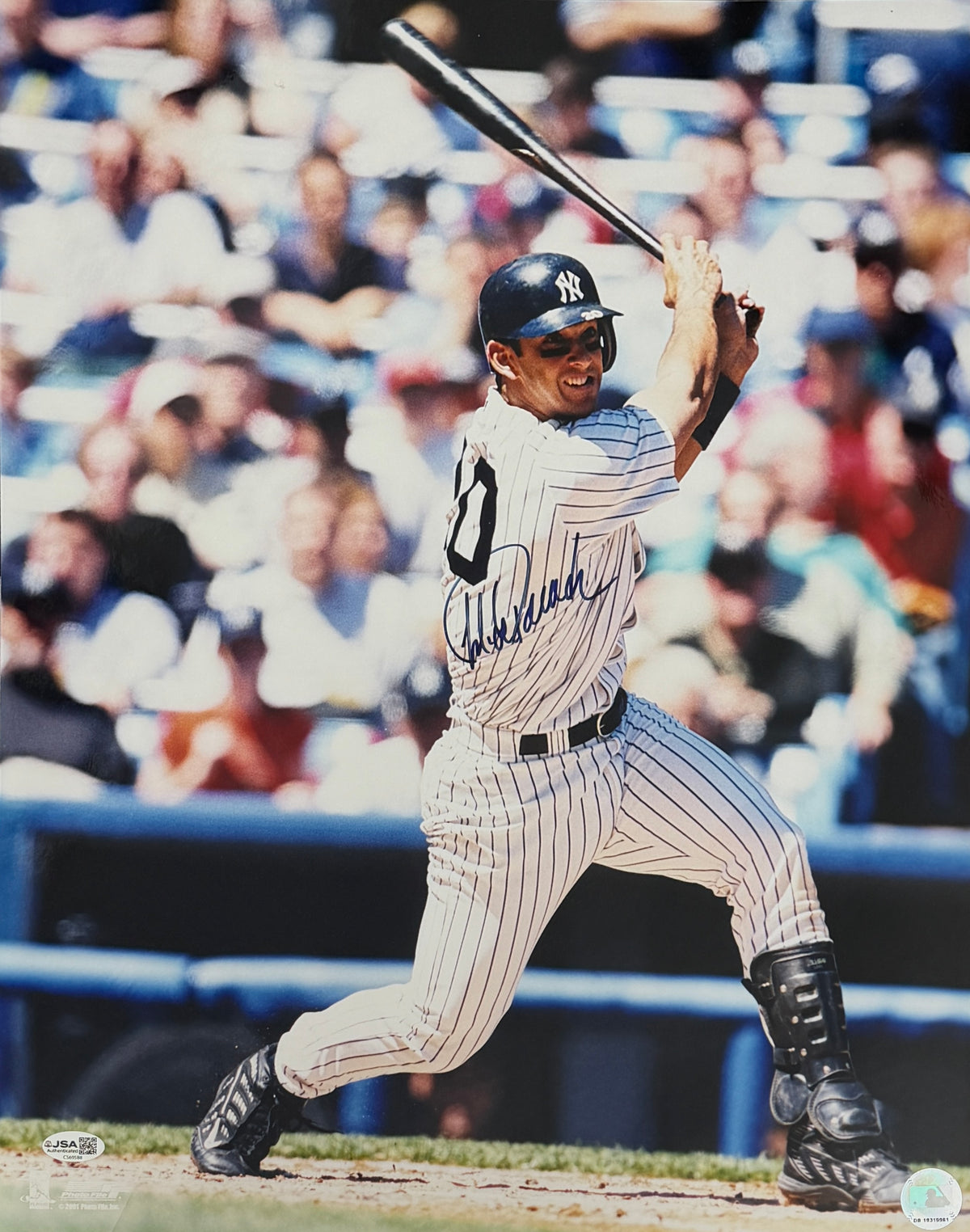 Jorge Posada Signed/Autographed 16x20 Photo New York Yankees JSA XHC156