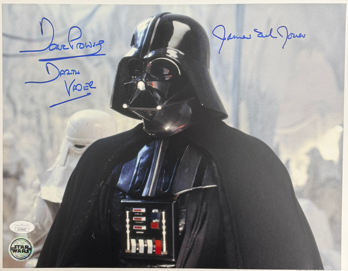 David Prowse/James Earl Jones Signed/Auto 11x14 Photo Darth Vader JSA 215564