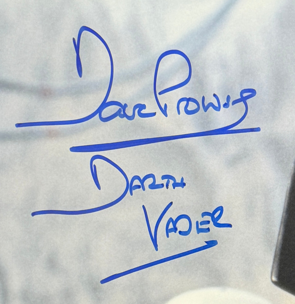 David Prowse/James Earl Jones Signed/Auto 11x14 Photo Darth Vader JSA 215564