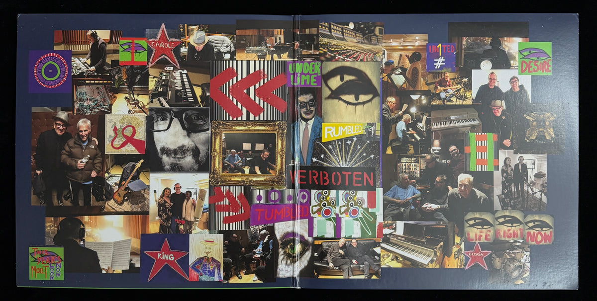 Elvis Costello Signed/Auto The Imposters "Look Now" Vinyl LP Album JSA 215542