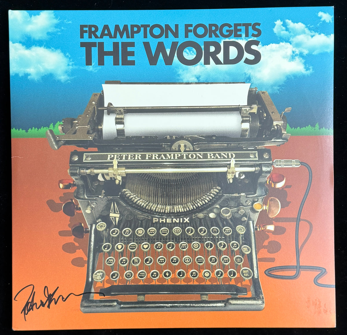 Peter Frampton Signed/Auto "Frampton Forgets The Words" LP Album JSA 215544