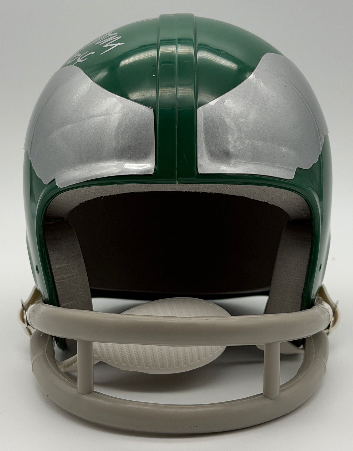 Bob Brown HOF Signed/Inscribed "HOF 2004" Eagles Mini Football Helmet JSA 215552