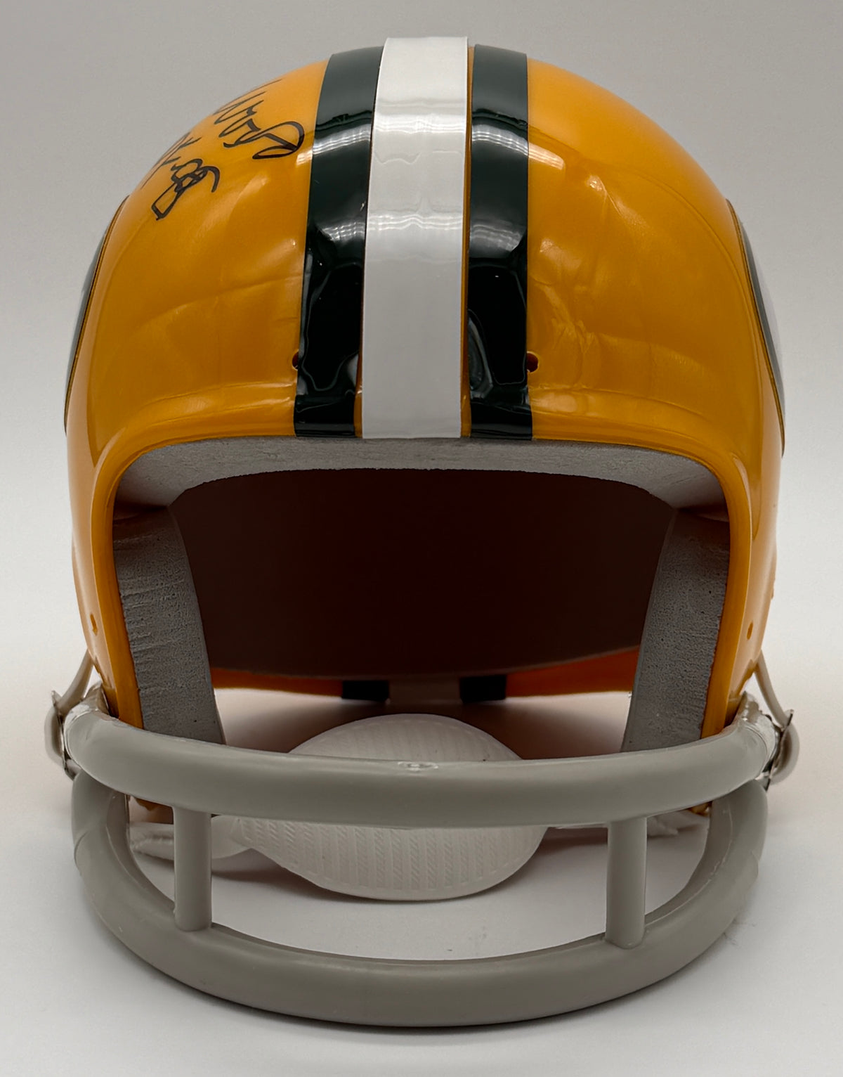 Willie Wood HOF Signed/Inscribed Packers Mini Football Helmet JSA 215553
