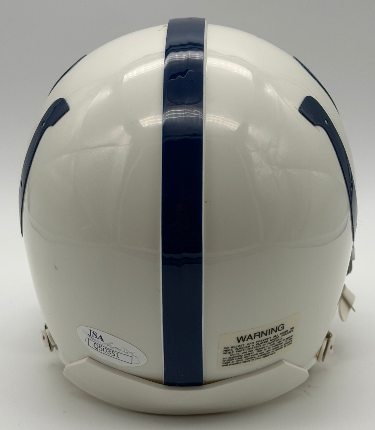 Dwight Freeney HOF Signed/Autographed Colts Mini Football Helmet JSA 215554