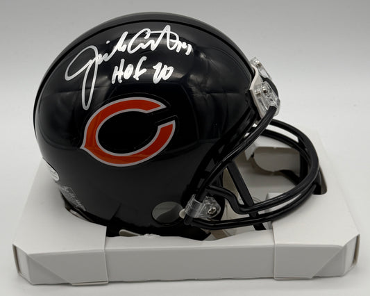 Jimbo Covert HOF Signed/Inscribed Chicago Bears Mini Football Helmet JSA 215557