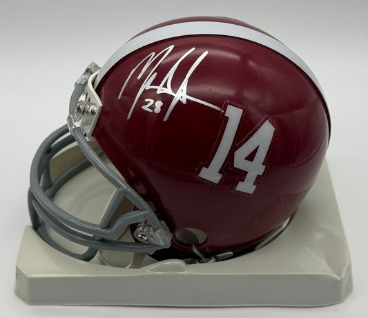 Mark Ingram Signed/Autographed Alabama Mini Football Helmet JSA 215559