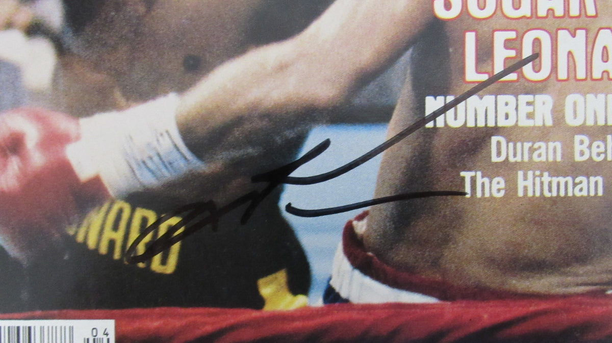 Sugar Ray Leonard Signed/Autographed April 1981 KO Magazine NO LABEL JSA 186424