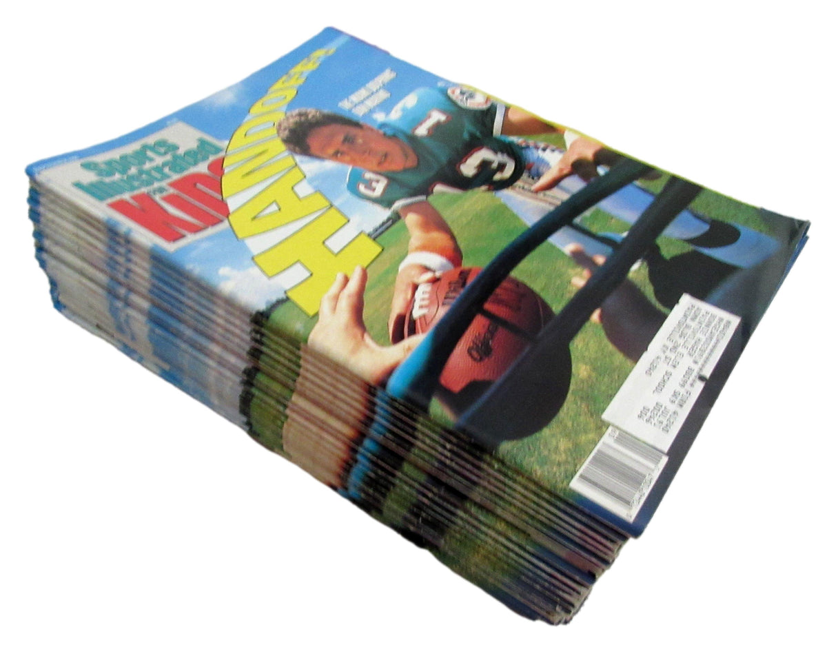 Lot of (20) Sept 1990 Sports Illustrated Kids Magazines w/ Cards Dan Marino