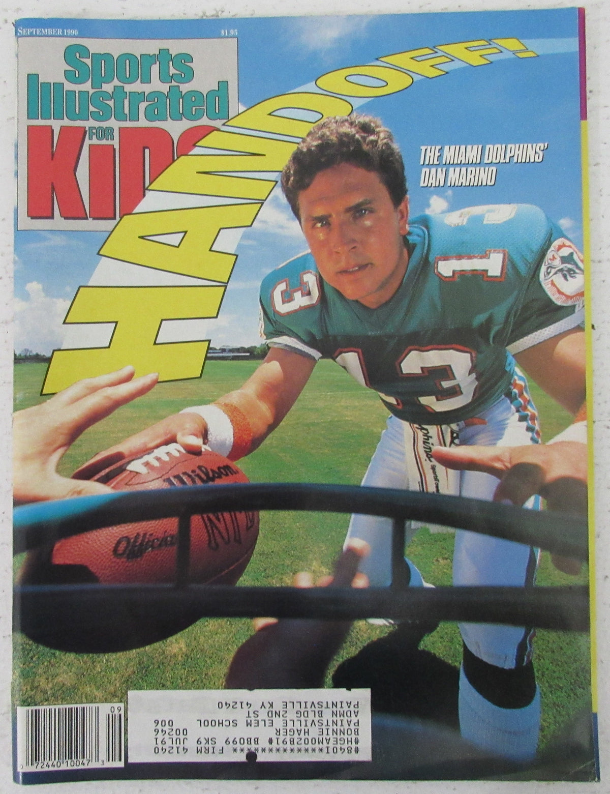Lot of (20) Sept 1990 Sports Illustrated Kids Magazines w/ Cards Dan Marino