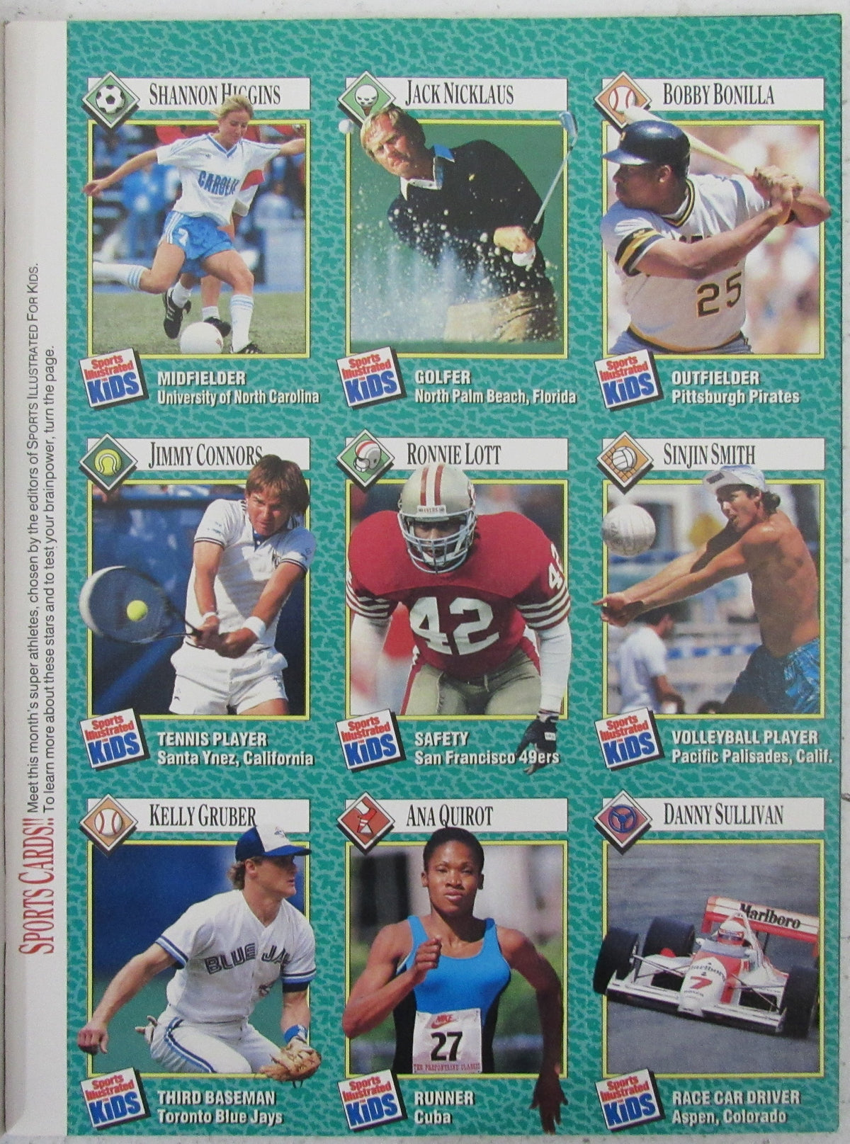 Lot of (20) Sept 1990 Sports Illustrated Kids Magazines w/ Cards Dan Marino
