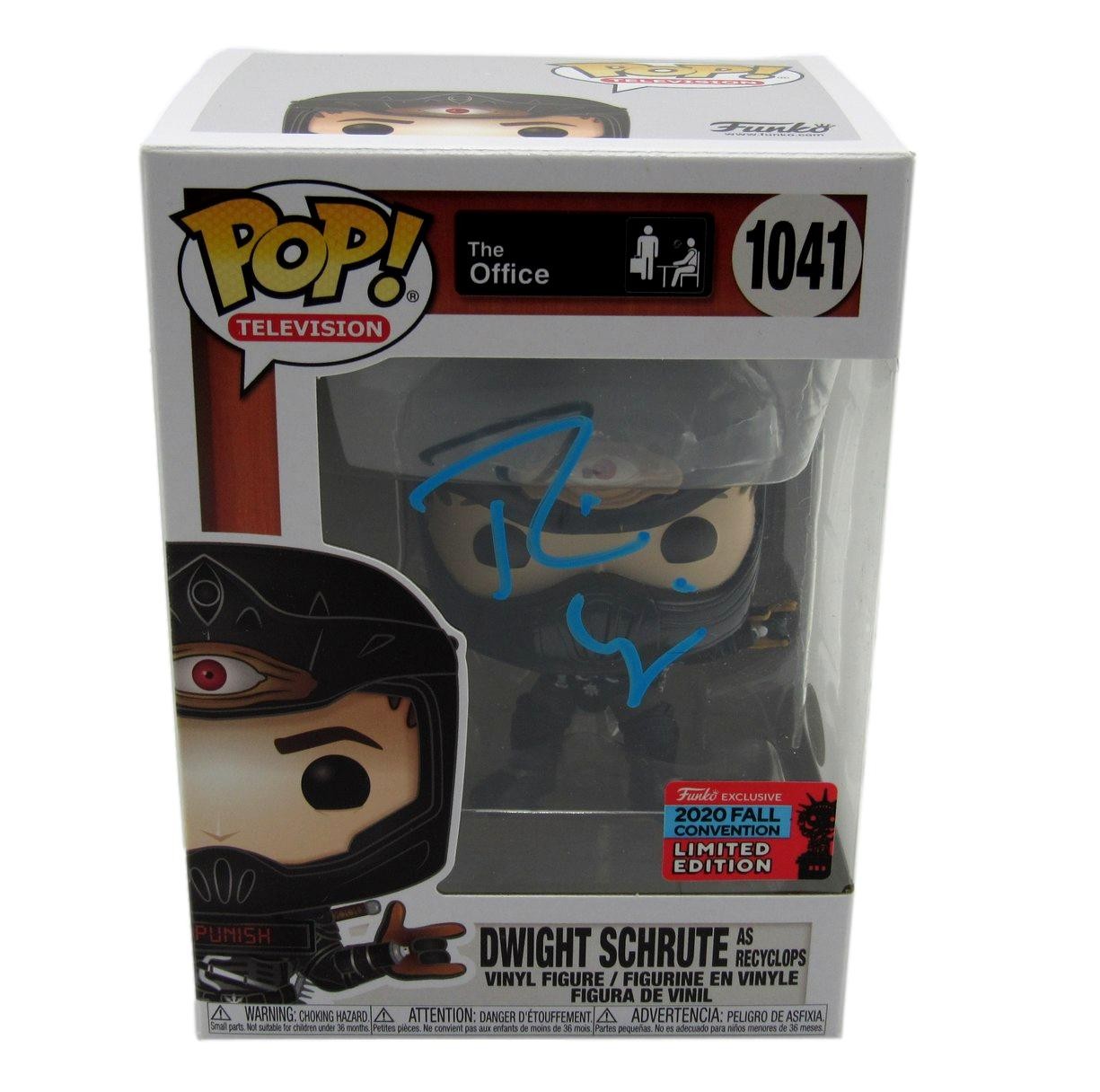 Rainn Wilson Autographed Funko Pop! #1041 Figurine "The Office" JSA 184717