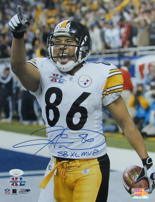 Hines Ward HOF Signed/Inscribed 11x14 Photo Pittsburgh Steelers JSA 186143