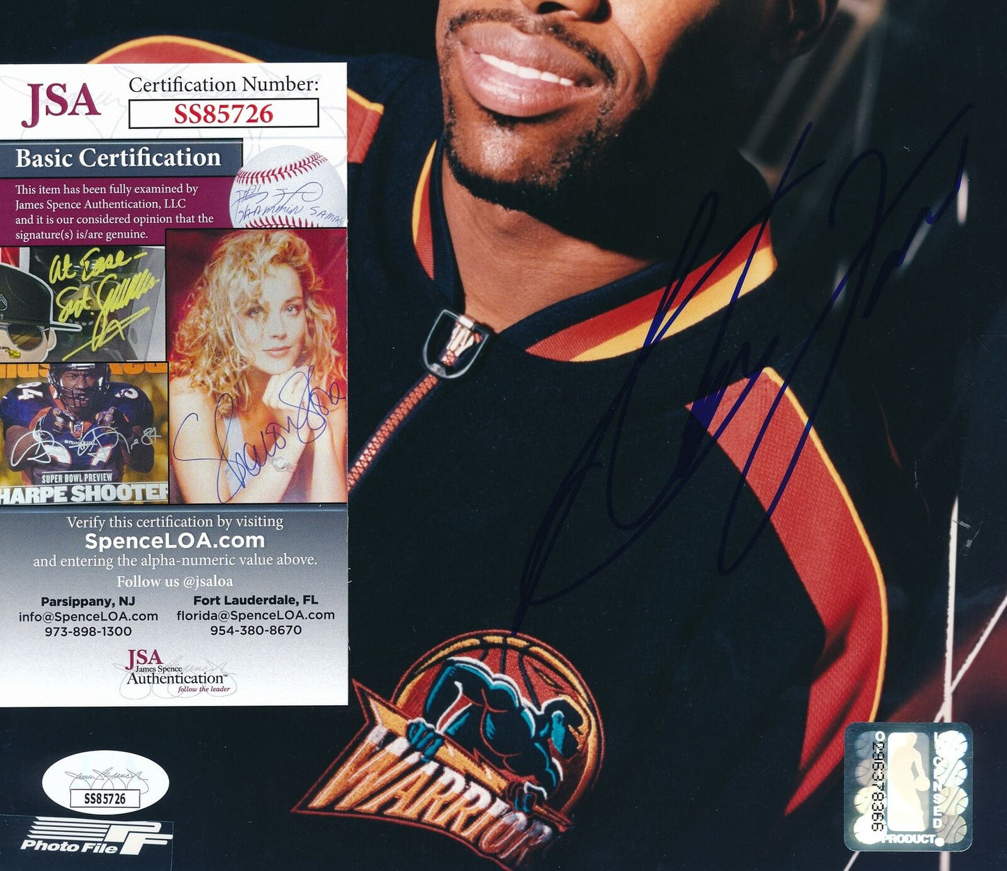 Antawn Jamison Golden State Warriors Signed/Autographed 8x10 Photo JSA 165441