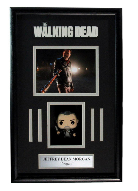 Jeffery Dean Morgan "Negan" Walking Dead Shadow Box with Funko Pop! 188757