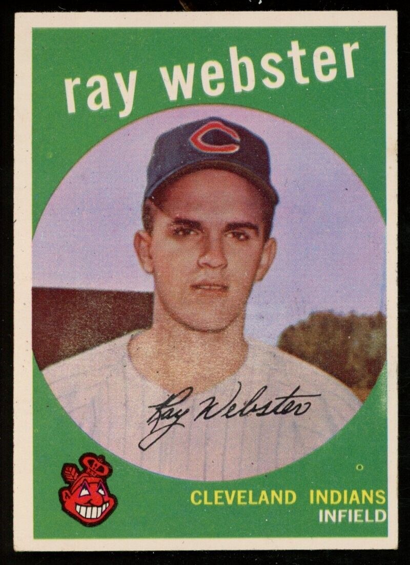 1959 Topps Baseball Ray Webster #531 Cleveland Indians