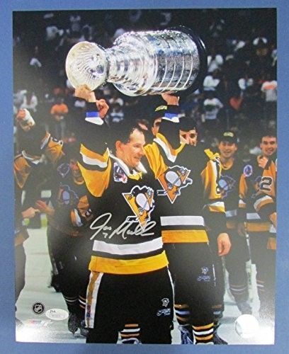 Joe Mullen Pittsburgh Penguins Signed/Autographed 11x14 Photo JSA 134310