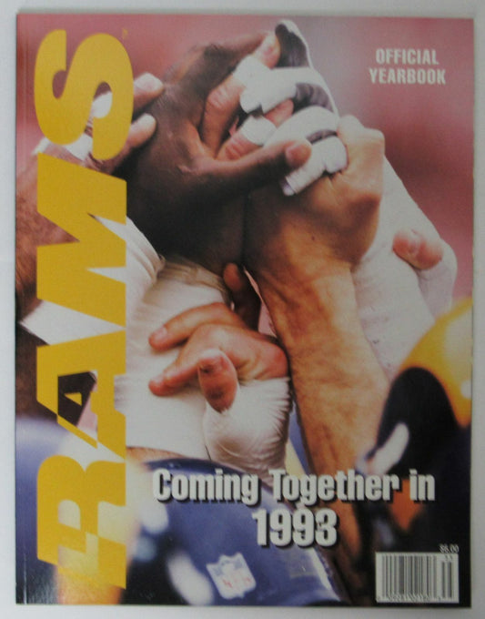 1993 Los Angeles Rams Football Official Yearbook 146049