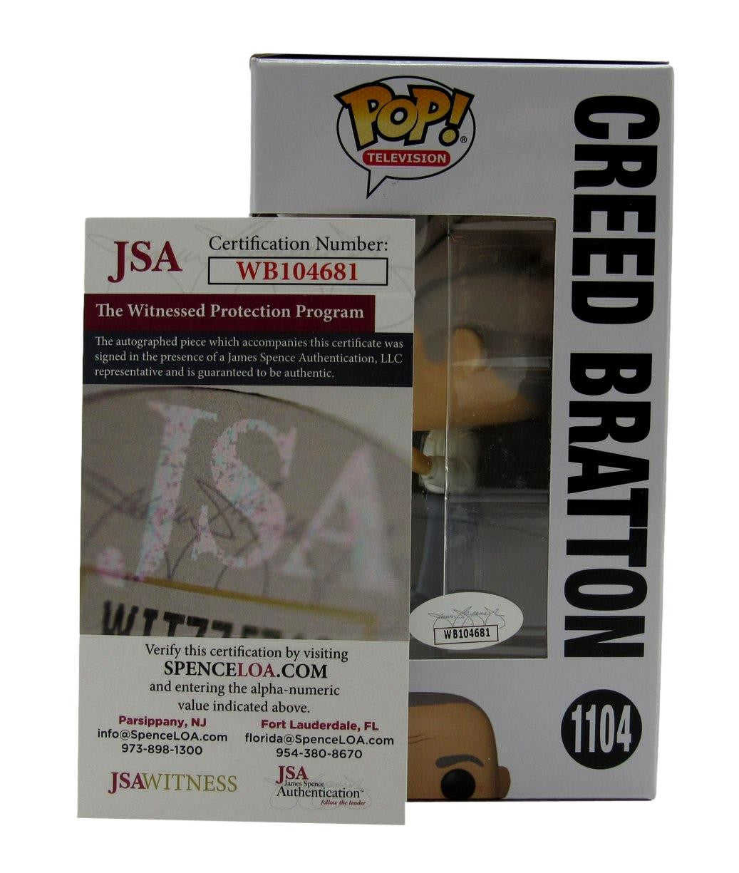 Creed Bratton Autographed Funko Pop! #1104 Figurine "The Office" JSA 184765