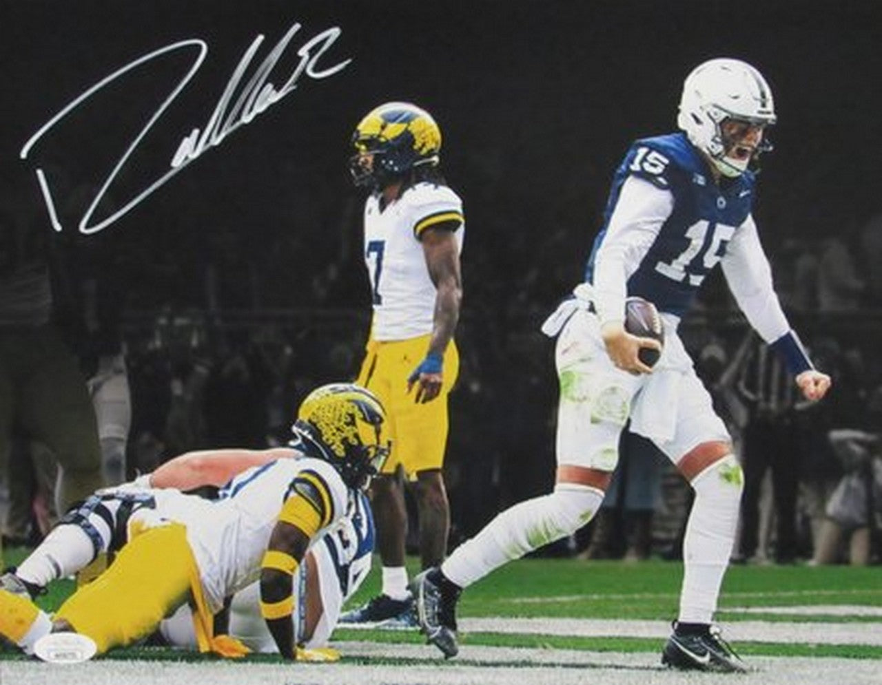 Drew Allar Signed/Autographed 11x14 Photo Penn State JSA 190585