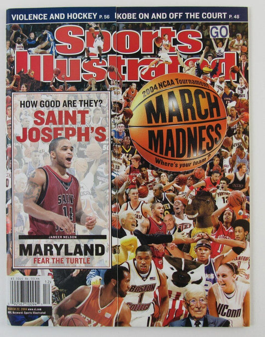 March 22, 2004 Sports Illustrated St. Joe's  Jameer Nelson on Cover NO LABEL