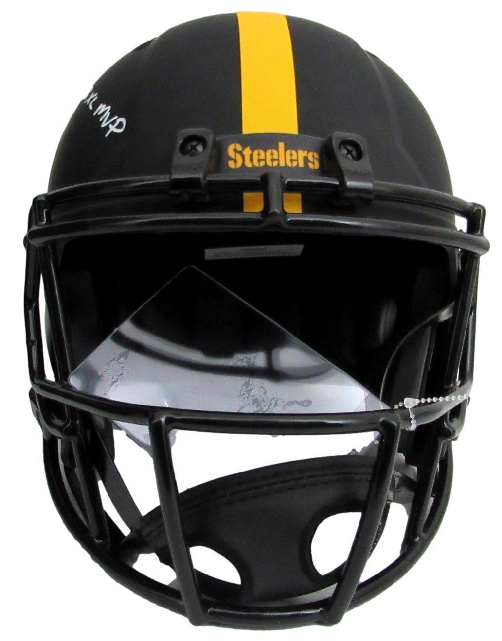 Hines Ward Autographed/Inscr Full Size Eclipse Replica Helmet Steelers Beckett