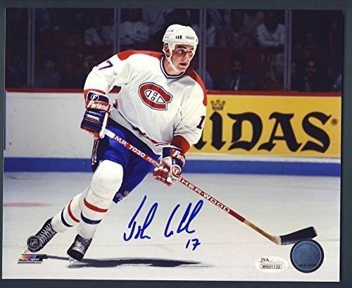 John LeClair Canadiens Autographed/Signed 8x10 Photo JSA 134652