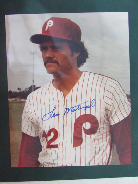 Len Matuszek Philadelphia Phillies Signed/Autographed 8x10 Photo 127552