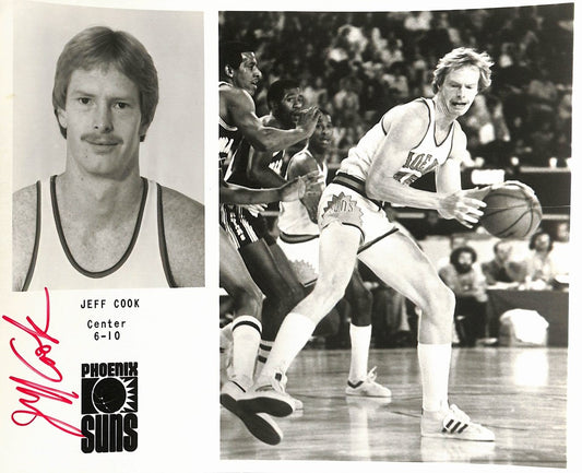 Jeff Cook Suns Vintage Team Issued Signed/Auto 8x10 Photo 189086