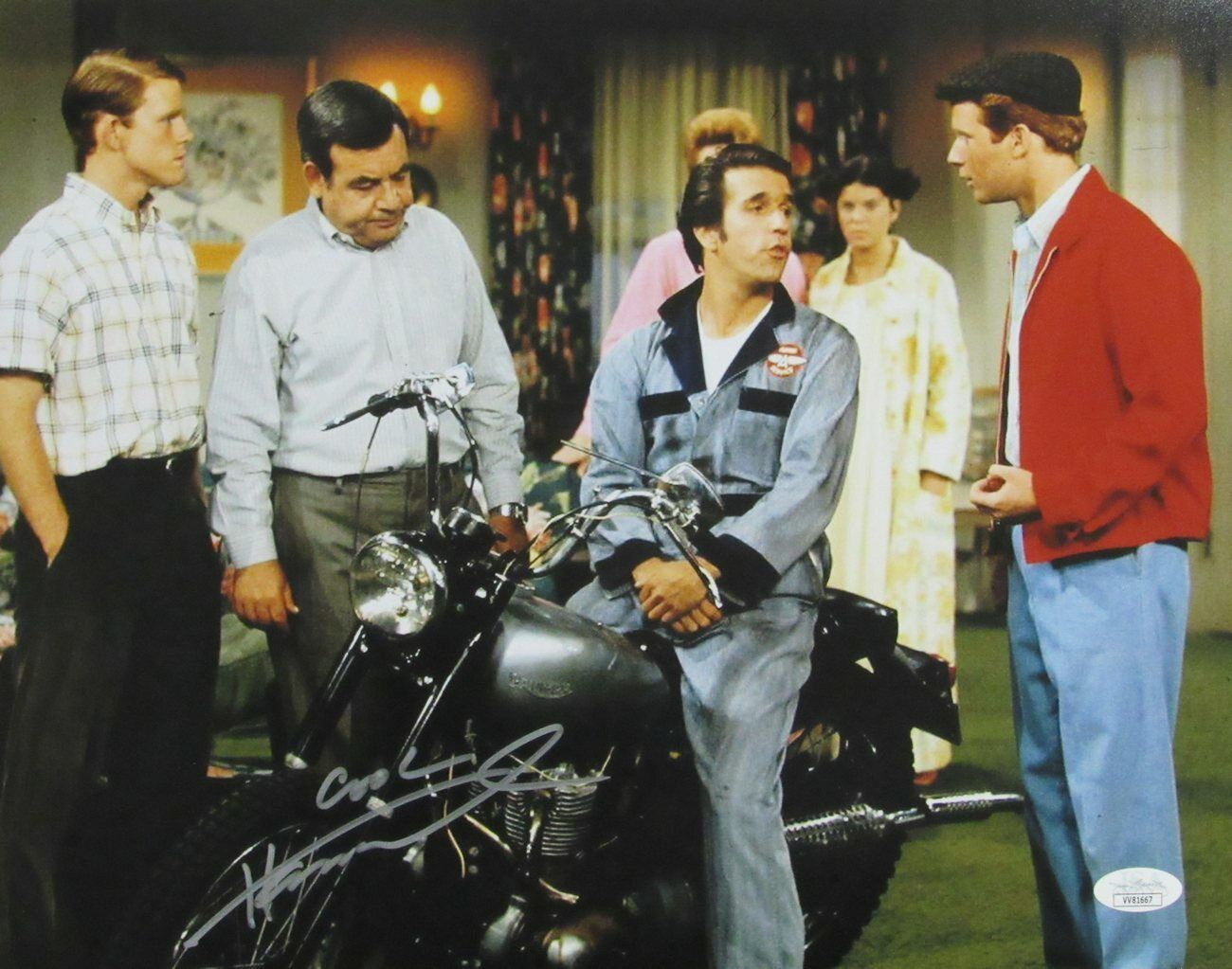 Henry Winkler "Happy Days" Signed/Inscribed "Cool" 11x14 Photo JSA 167025